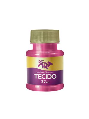 Tinta Metálica para Tecido 37ml Cereja - 25001-39