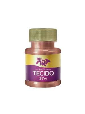 Tinta Metálica para Tecido 37ml Cobre - 25001-40