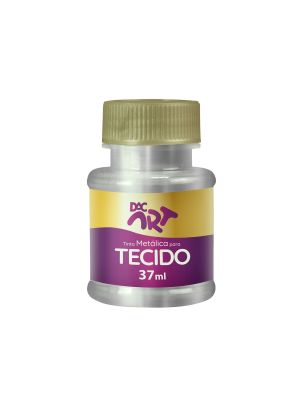 Tinta Metálica para Tecido 37ml Prata - 24001-42
