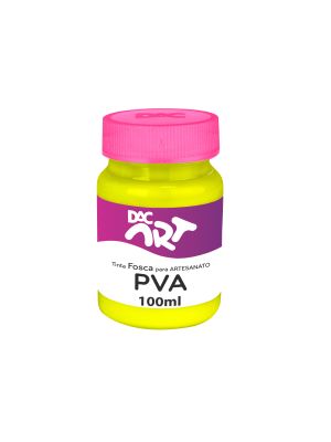 Tinta PVA Fosca 100ml Amarelo Limão - 26002-14