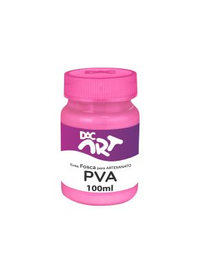 Tinta PVA Fosca 100ml Rosa - 26002-16