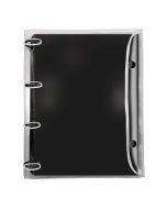 Fichário Universitário PVC Cristal Preto - 2394