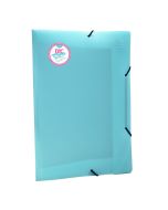 Pasta Aba Elástica Ofício Sem Lombo Azul Breeze - 801PP-AZ