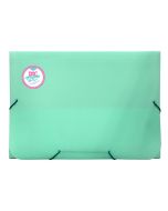 Pasta Sanfonada A4 com 12 Divisões Breeze Verde - 811PP-VD