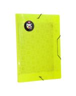 Pasta Aba Elástica Color Bubble Sem Lombo Amarela - 901PP-AM