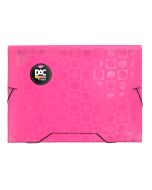 Pasta Sanfonada A4 com 12 Divisões Color Bubble Rosa - 912PP-RS