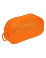 Estojo PVC Cristal Bubble Laranja - E191LR