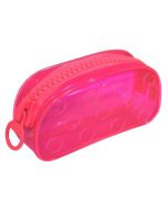 Estojo PVC Cristal Bubble Rosa - E191RS