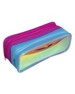 Estojo Holográfico Neon Duplo Pink e Azul - E216AZ