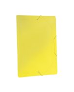 Pasta Aba Elástica 1/2 Ofício com lombo de 2 cm Amarelo Line