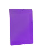 Pasta Aba Elástica 1/2 Ofício com lombo de 2 cm Lilás Line