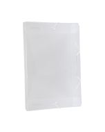 Pasta Aba Elástica 1/2 Ofício com lombo de 2 cm Transparente Line