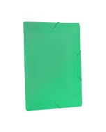 Pasta Aba Elástica 1/2 Ofício com lombo de 2 cm Verde Line
