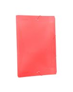 Pasta Aba Elástica 1/2 Ofício com lombo de 2 cm Vermelho Line