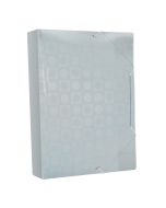 Pasta Aba Elástica Vision Lombo 5,5cm Transparente - 305TR