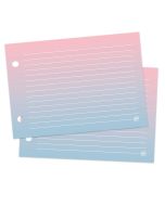 Refil de Folhas para Mini Ficheiro Horizontal Rosa e Azul - 291RE