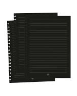 Refil de Folhas para Caderno Smart Universitário Preta - 1817RE