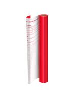 Rolo de Plástico Adesivo Vermelho Metalizado 45 cm x 10 mt - 1751VM