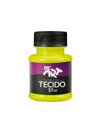 Tinta Fluorescente para Tecido 37ml Amarelo Limão - 23001-14