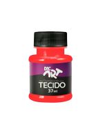 Tinta Fluorescente para Tecido 37ml Vermelho - 23001-49
